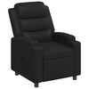 vidaXL Recliner Chair Black 75 x 93 x 98 cm Fabric