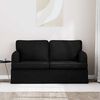 vidaXL Sofa Black 144 x 80 x 85 cm Fabric