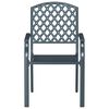 vidaXL Garden Chair 2 pcs Anthracite 56 x 65 x 89 cm Steel