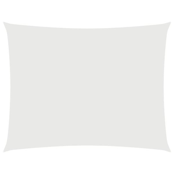 vidaXL Sunshade Sail Oxford Fabric Rectangular 3.5x5 m White