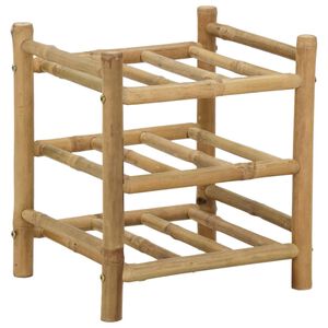 vidaXL Wine Rack Natural 32.5 x 29.5 x 36 cm Bamboo