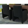 vidaXL Dining Chairs 2 pcs Black Faux Leather