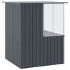 vidaXL Bird Cage Anthracite 154 x 154 x 200 cm Galvanised steel