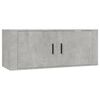 vidaXL 8 Piece TV Cabinet Set Concrete Grey Engineered Wood