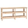 vidaXL Work Bench 181x50x80 cm Solid Wood Pine