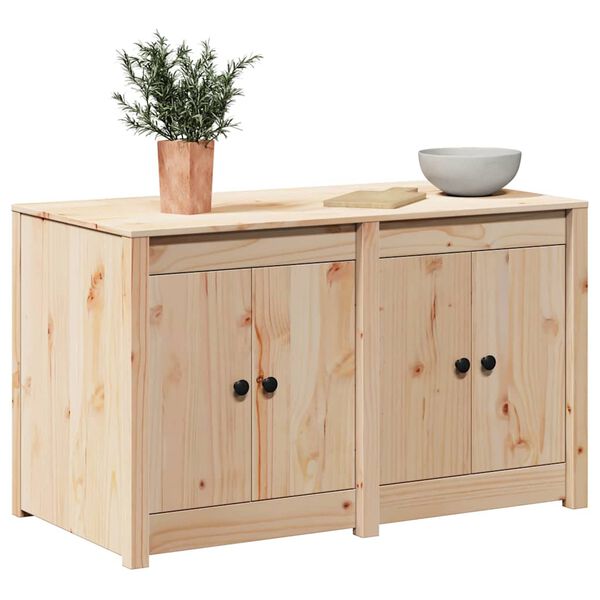 vidaXL Kitchen Cabinet Brown Oak 106 x 55 x 64 cm Solid Pine wood