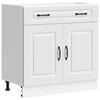 vidaXL Kitchen Base Cabinet "Kalmar" White Engineered Wood