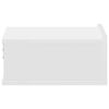 vidaXL Floating Nightstands 2 pcs White 40x30x15cm Engineered Wood