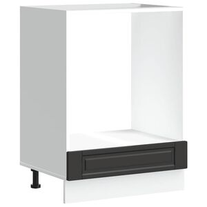 vidaXL Oven Cabinet&nbsp;Porto Black Engineered Wood