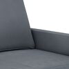 vidaXL 2-Seater Sofa Dark Grey 120 cm Velvet