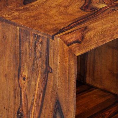 vidaXL End Table Solid Sheesham Wood 37x29x40 cm