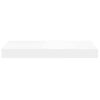 vidaXL Floating Wall Shelf White 40x23x3.8 cm MDF
