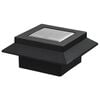 vidaXL Outdoor Solar Lamps 12 pcs LED Square 12 cm Black