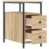 vidaXL Bedside Cabinets 2 pcs Sonoma Oak 30x60x60 cm Engineered Wood