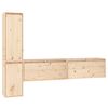vidaXL TV Cabinet | Set of 4 | Pine | Solid pinewood | Various sizes
