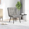 vidaXL Relaxing Chair Light Grey 64x74x84 cm Velvet
