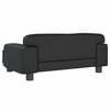 vidaXL Kids Sofa Black 70x45x30 cm Faux Leather