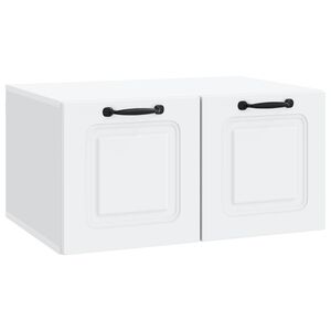 vidaXL Wall-Mounted TV Cabinet White 59.5 x 41 x 30 cm Engineered Wood