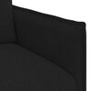 vidaXL Sofa Black 136 x 82 x 85 cm Fabric
