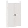 vidaXL Kitchen Door MEPPEL 2 pcs White 50 x 9 x 82 cm Solid Pine wood