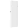 vidaXL Mirror Jewellery Cabinet with LED Lights Wall Mounted White