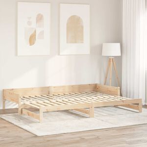 vidaXL Bed Slat 32 pcs Natural 90 x 6 x 1.3 cm Solid Pine Wood