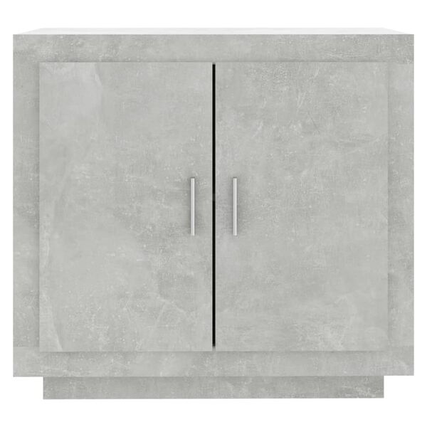vidaXL Sideboard Concrete Grey 80x40x75 cm Engineered Wood