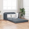 vidaXL Sofa Bed 110cm Dark Grey Velvet