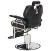 vidaXL Barber Chair Black 72x68x98 cm Faux Leather