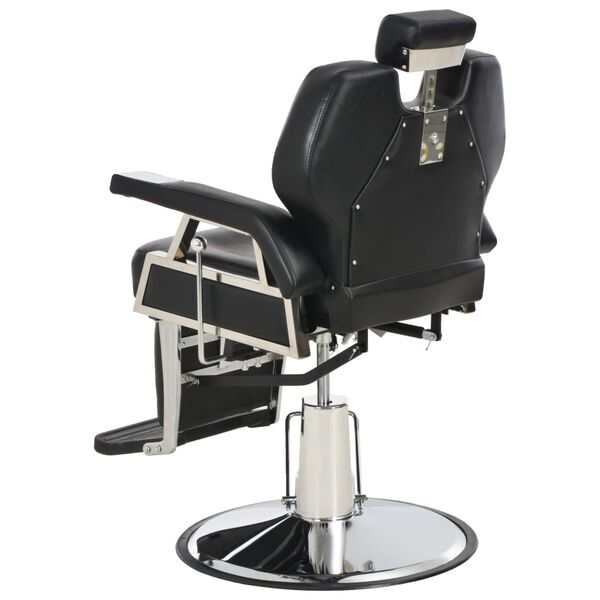 vidaXL Barber Chair Black 72x68x98 cm Faux Leather