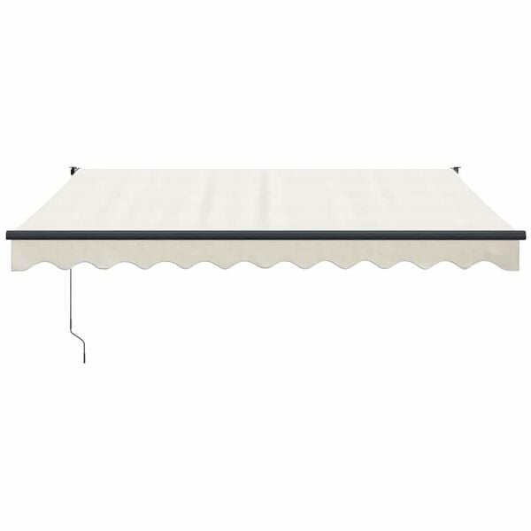 vidaXL Retractable Awning Cream 3x2.5 m Fabric and Aluminium