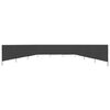 vidaXL 9-panel Wind Screen Fabric 1200x120 cm Anthracite