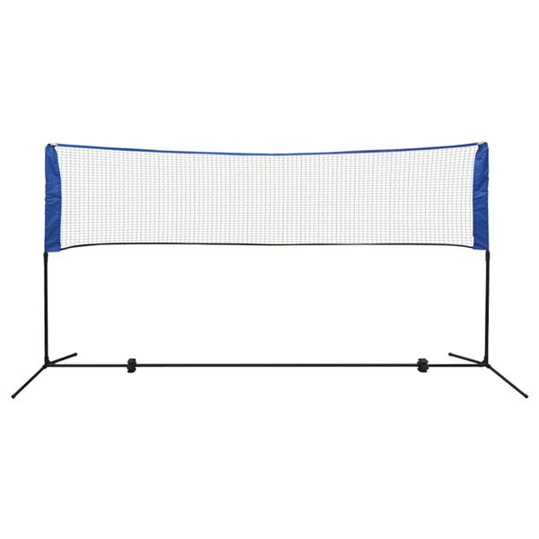 vidaXL Badminton Net Set with Shuttlecocks 300x155 cm