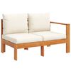 vidaXL 5 Piece Garden Sofa Set with Cushions Solid Wood Acacia