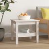 vidaXL Coffee Table White 45x45x40 cm Solid Wood Pine