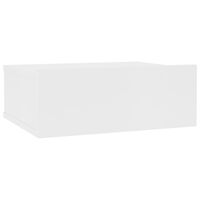 vidaXL Floating Nightstand White 40x30x15 cm Engineered Wood
