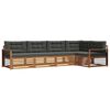 vidaXL Outdoor Sofa Set 5 pcs Natural and Anthracite