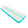 vidaXL Inflatable Gymnastics Mat with Pump 300x100x20 cm PVC Green