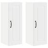 vidaXL Wall Cabinet PORTO 2 pcs White Engineered Wood