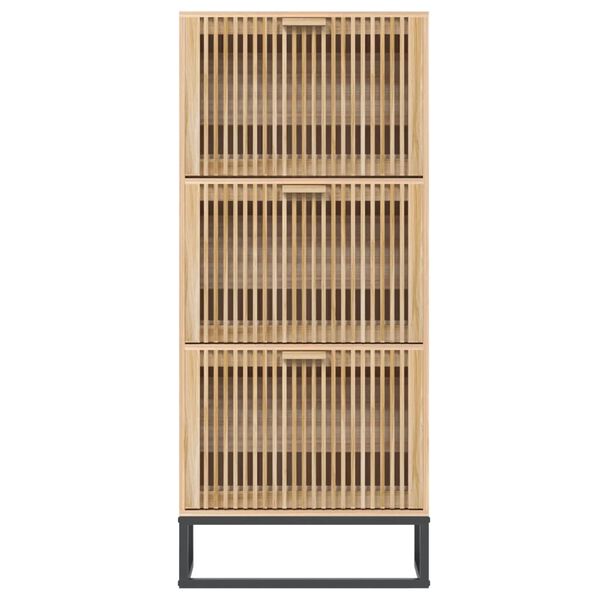 vidaXL Shoe Cabinet 52x25x120 cm Engineered Wood