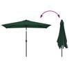 vidaXL Garden Parasol 200 x 300 cm Green Rectangular