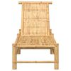 vidaXL Sun Lounger 55x199x30 cm Bamboo