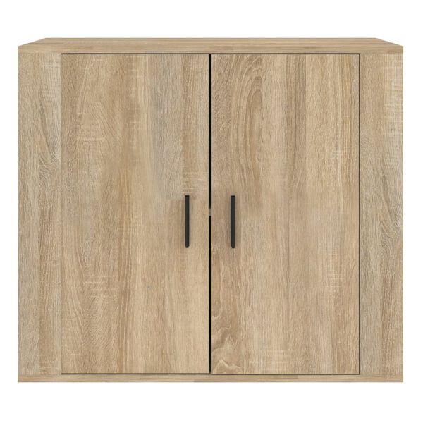 vidaXL Sideboard Sonoma Oak 80x33x70 cm Engineered Wood