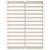 vidaXL Bed Frame without Mattress White 150x200 cm King Size King Size Solid Wood