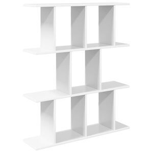 vidaXL Wall Shelf White 102 x 20 x 96 cm Engineered Wood