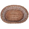 vidaXL Willow Dog Basket/Pet Bed Natural 50 cm