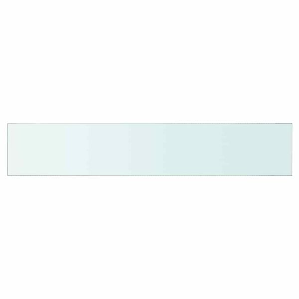 vidaXL Shelf Panel Glass Clear 70x12 cm