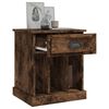 vidaXL Bedside Cabinets 2 pcs Smoked Oak 43x36x50 cm