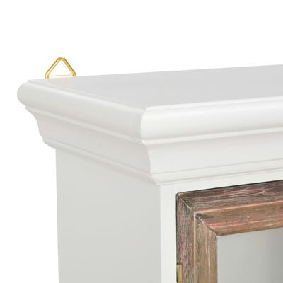 vidaXL Wall Cabinet White 49x22x59 cm Solid Wood | vidaXL.com.au
