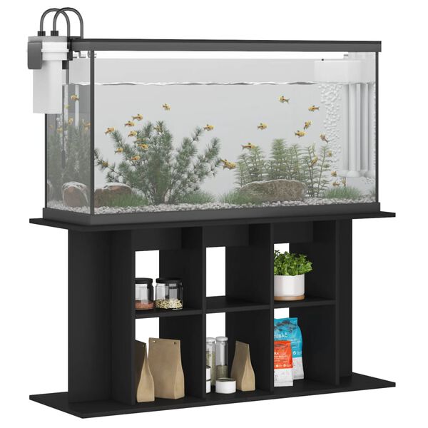 vidaXL Aquarium Stand Black 120x40x60 cm Engineered Wood